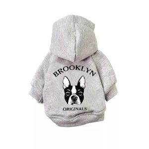 Dog Gray Hoodie Hoodie
